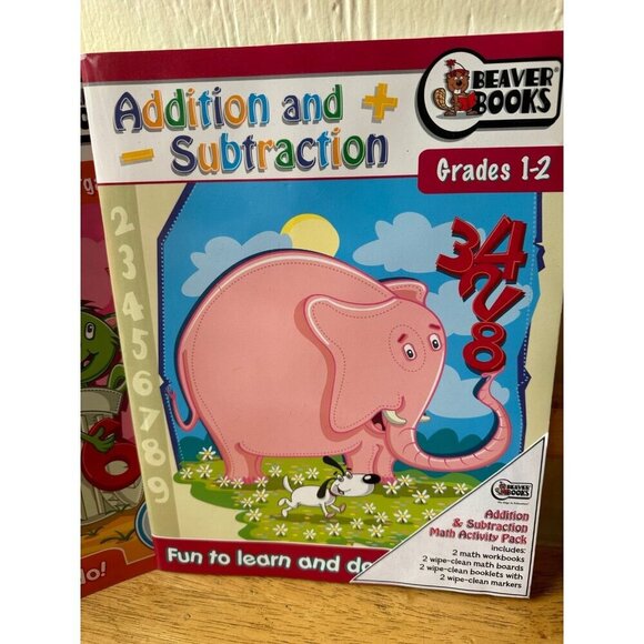 Beaver Books Addition Subtraction Number Skills practice books - Picture 2 of 7